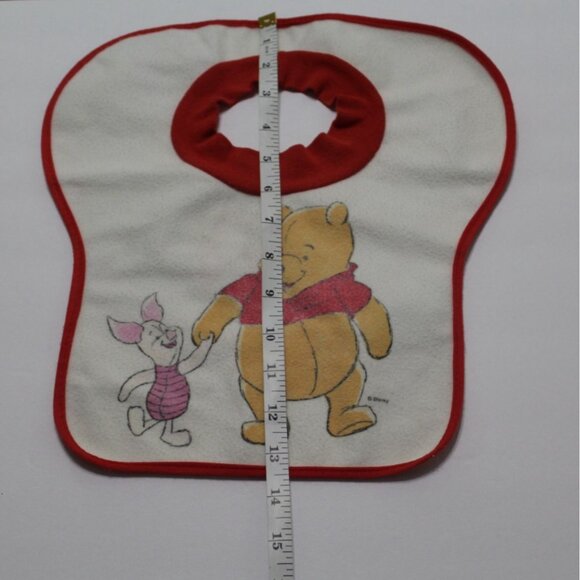 Vintage First Years Winnie the Pooh & Piglet Pullover Bib 1990s - Picture 10 of 12